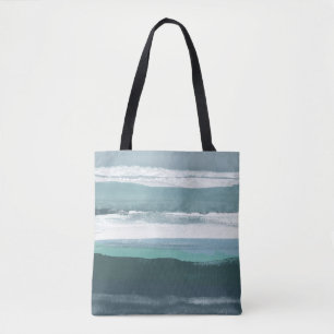 Teal Sea Tote Bag