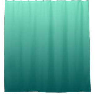 Teal Shades Sea Green Blue Aquamarine Shower Curtain