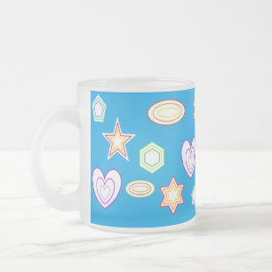 Teal Shapes mug