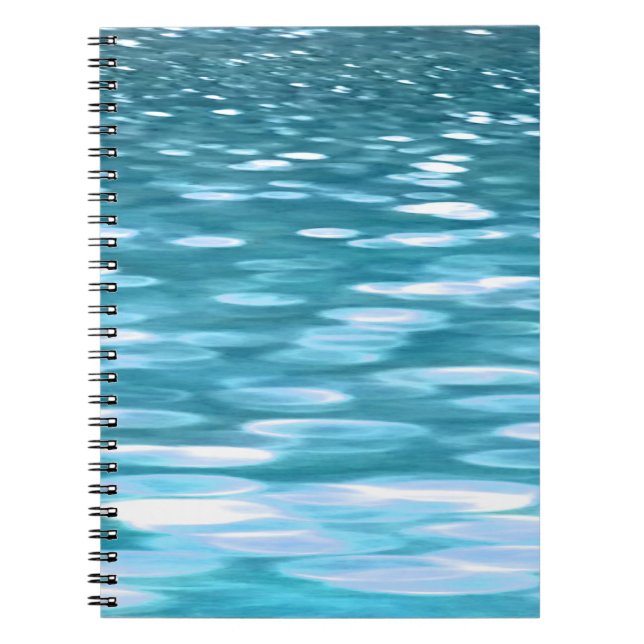 Teal shimmer notebook (Front)