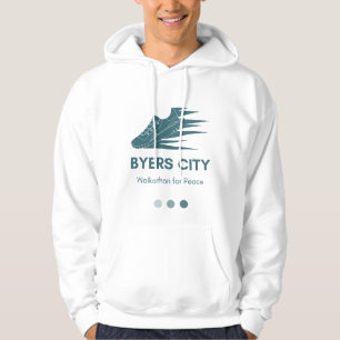 Teal Shoes Hoodie