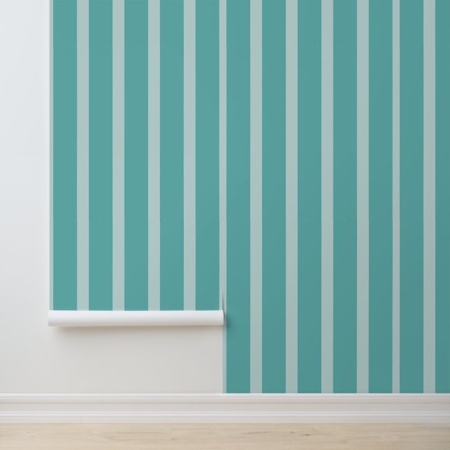 TEAL SIMPLE STYLISH MODERN CUSTOMIZED HOME OFFICE WALLPAPER (Application)