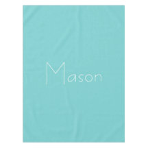Teal Sky Personalised Tablecloth