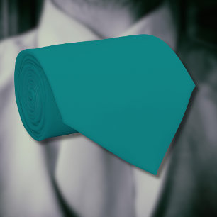 Teal Solid Colour Classic Elegant Tie