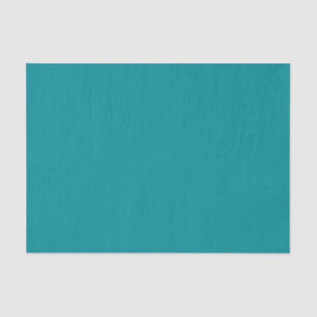 Teal Solid Colour Tissue Paper (Front)
