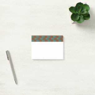 Teal Spaceships  Post-it Notes