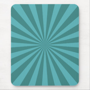 Teal StarBurst Mouse Mat