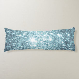 Teal Stars Body Pillow