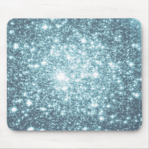 Teal Stars Mouse Mat