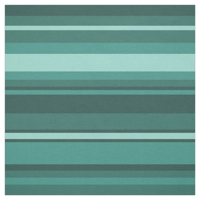 Teal stripes fabric (Swatch)