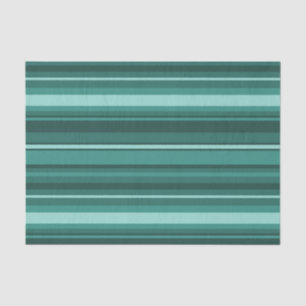 Teal stripes tissue paper