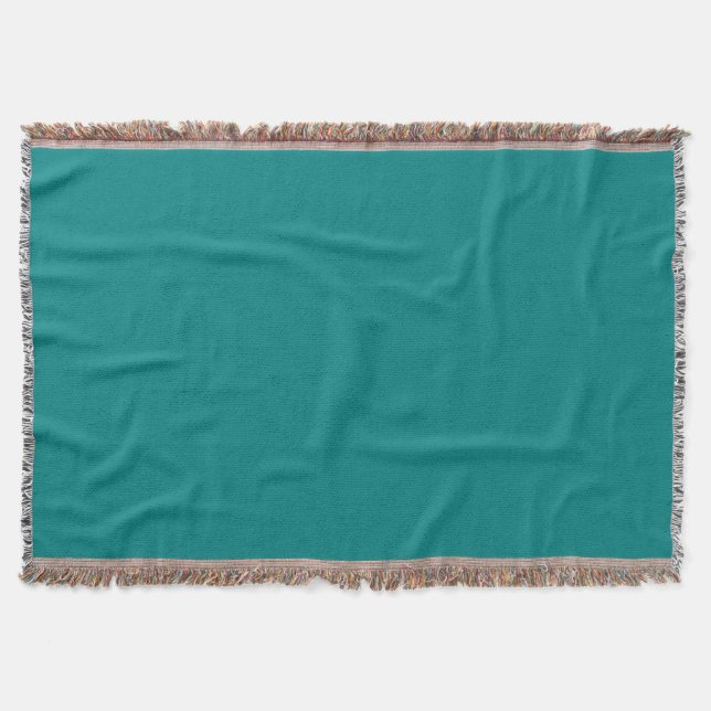 Teal Throw Blanket (Front)