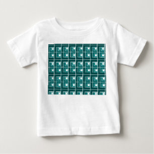 Teal Topsy Turvy  Baby T-Shirt