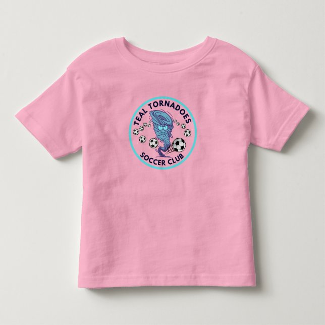 Teal Tornadoes Toddler T T-Shirt (Front)