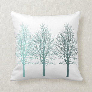 Teal Trees Cushion