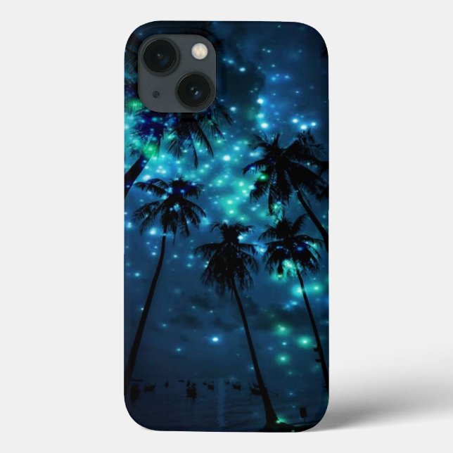 Teal Tropical Paradise iPhone 8/7 Phone Case (Back)