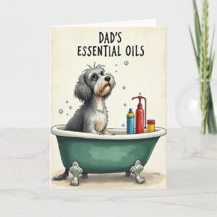 Teal Tub Fathers Day Card