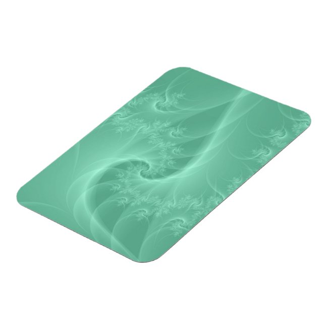 Teal Twist  Photo Magnet (Left Side)
