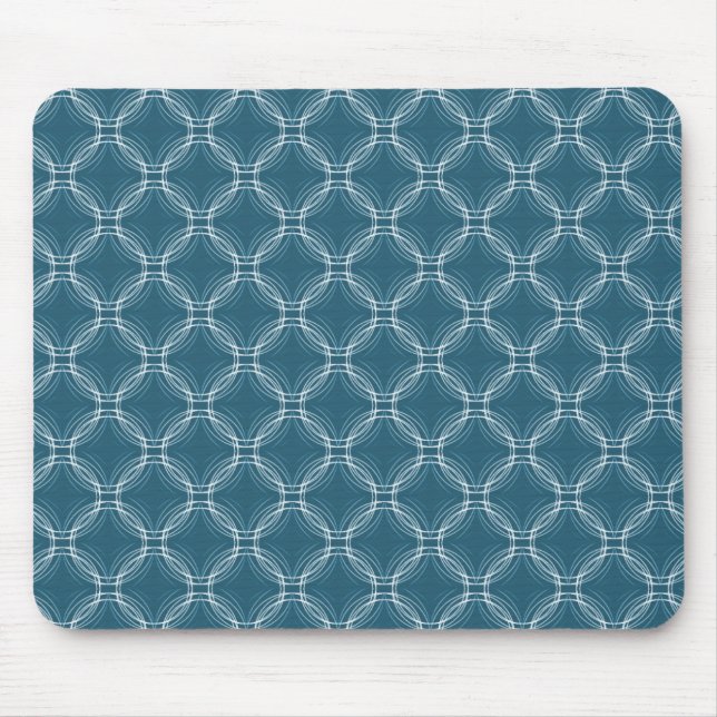 Teal Uptown Elegance Mousepad (Front)