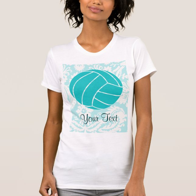 Teal Volleyball T-Shirt (Front)