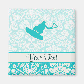Teal Wakeboarder Magnet