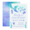Teal Watercolor Under the Sea Mermaid Birthday