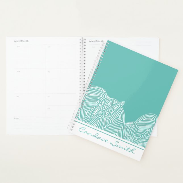 Teal Waves Planner (Display)