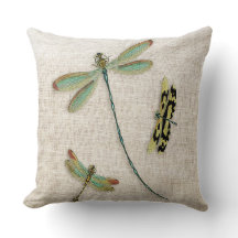 Teal-Winged Dragonflies Decorative
