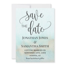 Teal with Gold Ocean Wedding Beach