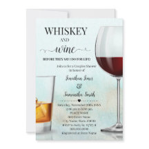 Teal with Gold Whiskey & wine before I do Shower