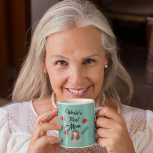 Teal World Best Mum Mothers Day Mug