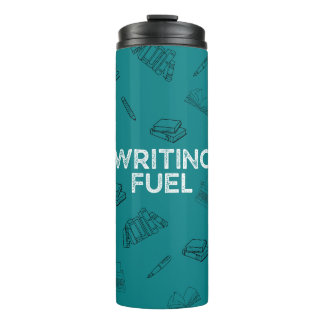 Teal Writing Fuel Travel Mug