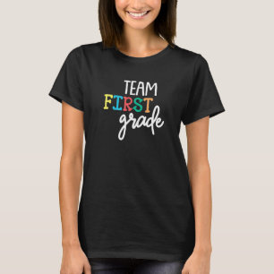 Team 1st First Grade Back To School Teacher Kids T-Shirt