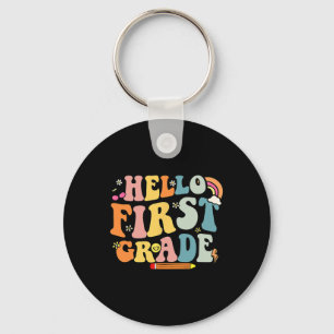 Team 1st Grade Shirt Back To School Teacher Studen Key Ring