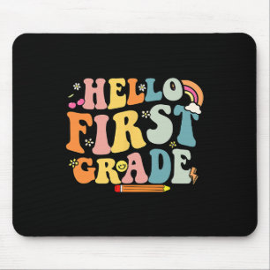Team 1st Grade Shirt Back To School Teacher Studen Mouse Mat