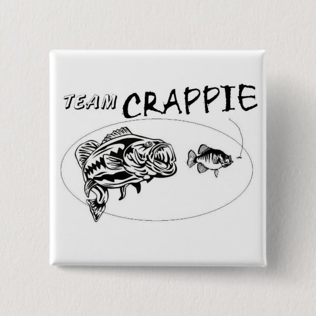 team%20crappie%203 15 cm square badge (Front)