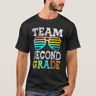 Team 2nd Grade Squad Second Teacher Student Back T T-Shirt