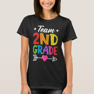 Team 2nd Grade Teacher Student Kid Back To School  T-Shirt