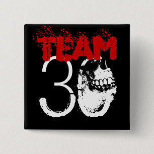Team 30 15 cm square badge