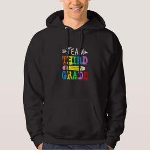 Team 3rd Grade Back To School 2021 2022 For Boy Gi Hoodie