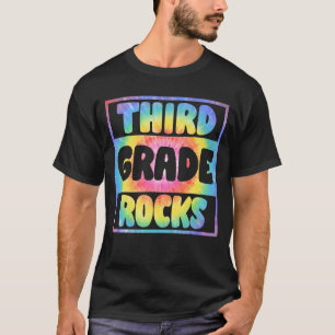 Team 3rd Grade Hello Third Grade Rocks Back To Sch T-Shirt