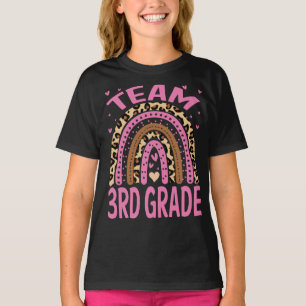 Team 3rd Grade Rainbow Lover Back To School T-Shirt