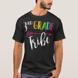 Team 3rd Third Grade Teacher Tribe Back To School T-Shirt