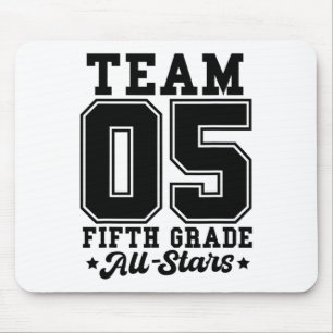 Team 5th Grade All-stars Back To School Sports Jer Mouse Mat