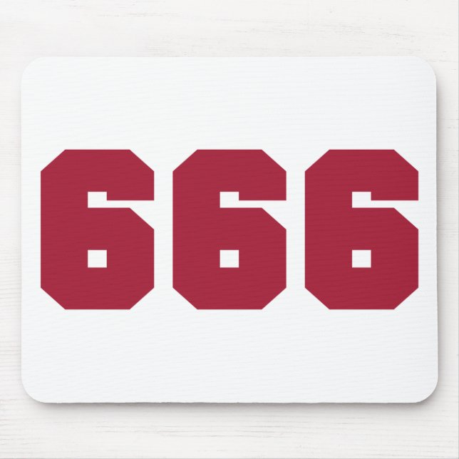 Team 666 mouse mat (Front)