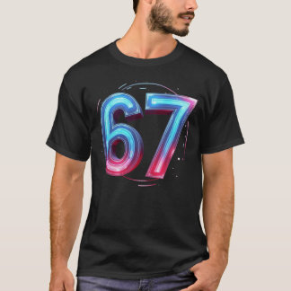 Team 67 Sports Jersey Style Baseball Football T-Shirt