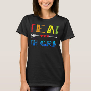 team 7th grade heart back to school teacher cute a T-Shirt