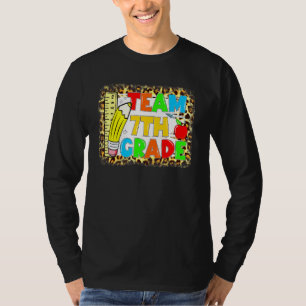 Team 7th Grade Teacher Student Second Grade Back T T-Shirt