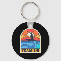 Team 841 Otter Surfing California Beach Funny Retr