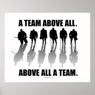 Team Above All (Hockey) Poster